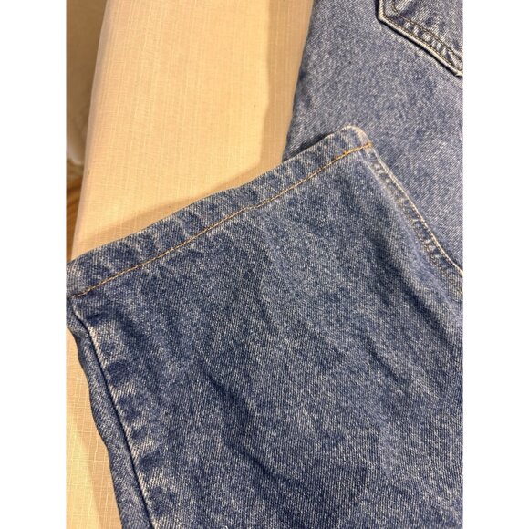 NWT Carhartt B17 DST men’s 42 x 34 blue denim jeans relaxed taperer-leg-opening - Picture 6 of 14